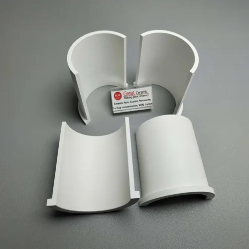 Boron Nitride (HBN) Ceramic High-Temperature-Resistant Bushing — view 1 Boron Nitride (HBN) Ceramic High-Temperature-Resistant Bushing — reference component view 1