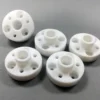 Machinable ceramic flange bushings — view 2 Machinable ceramic flange bushings — reference component view 2