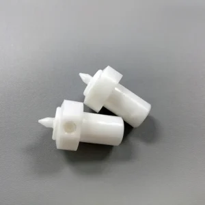Machinable ceramic locating pin nozzles — reference component view 1