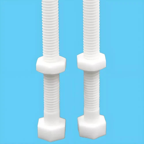 Alumina Threaded Rod — view 1 Alumina Threaded Rod — reference component view 1