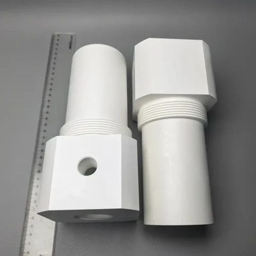 Boron Nitride Ceramic Hexagonal Structures — view 1 Boron Nitride Ceramic Hexagonal Structures — reference component view 1