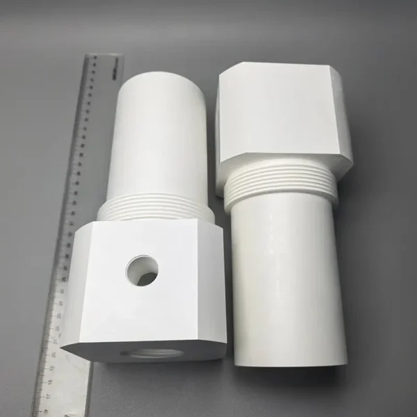 Boron Nitride Ceramic Hexagonal Structures — view 1 Boron Nitride Ceramic Hexagonal Structures — reference component view 1