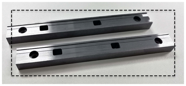 Black zirconia ceramic guide — reference component view 2