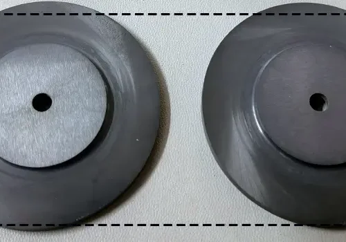 Silicon Nitride Ceramic Disc — view 1 Silicon Nitride Ceramic Disc — reference component view 1