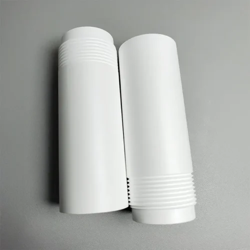 Boron Nitride Ceramic Through Tube — view 1 Boron Nitride Ceramic Through Tube — reference component view 1