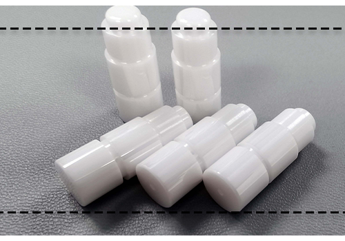 High precision machining of zirconia plunger — view 1 High precision machining of zirconia plunger — reference component view 1