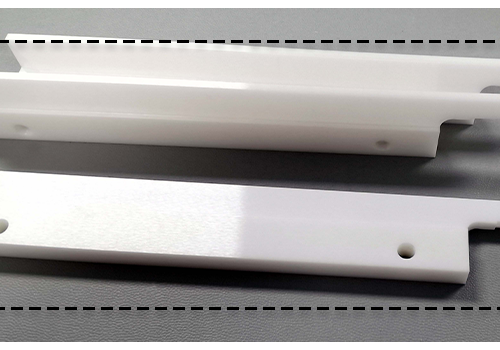 Precision machining of zirconia ceramic cutter — reference component view 1