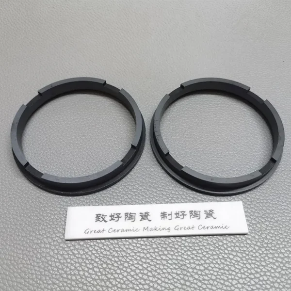 Silicon Carbide Ceramics (SIC) Seal Ring — view 2 Silicon Carbide Ceramics (SIC) Seal Ring — reference component view 2