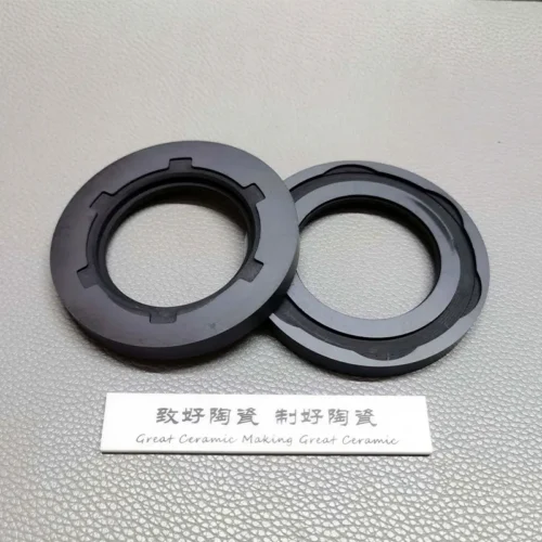 Silicon Carbide Ceramics Mechanical Seal Gasket Ring — view 1 Silicon Carbide Ceramics Mechanical Seal Gasket Ring — reference component view 1