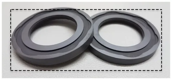 Silicon Carbide Ceramics Mechanical Seal Gasket Ring — view 2 Silicon Carbide Ceramics Mechanical Seal Gasket Ring — reference component view 2
