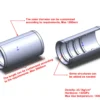 Silicon Carbide Ceramic Inner Sleeve(Lining) — view 2 Silicon Carbide Ceramic Inner Sleeve(Lining) — reference component view 2
